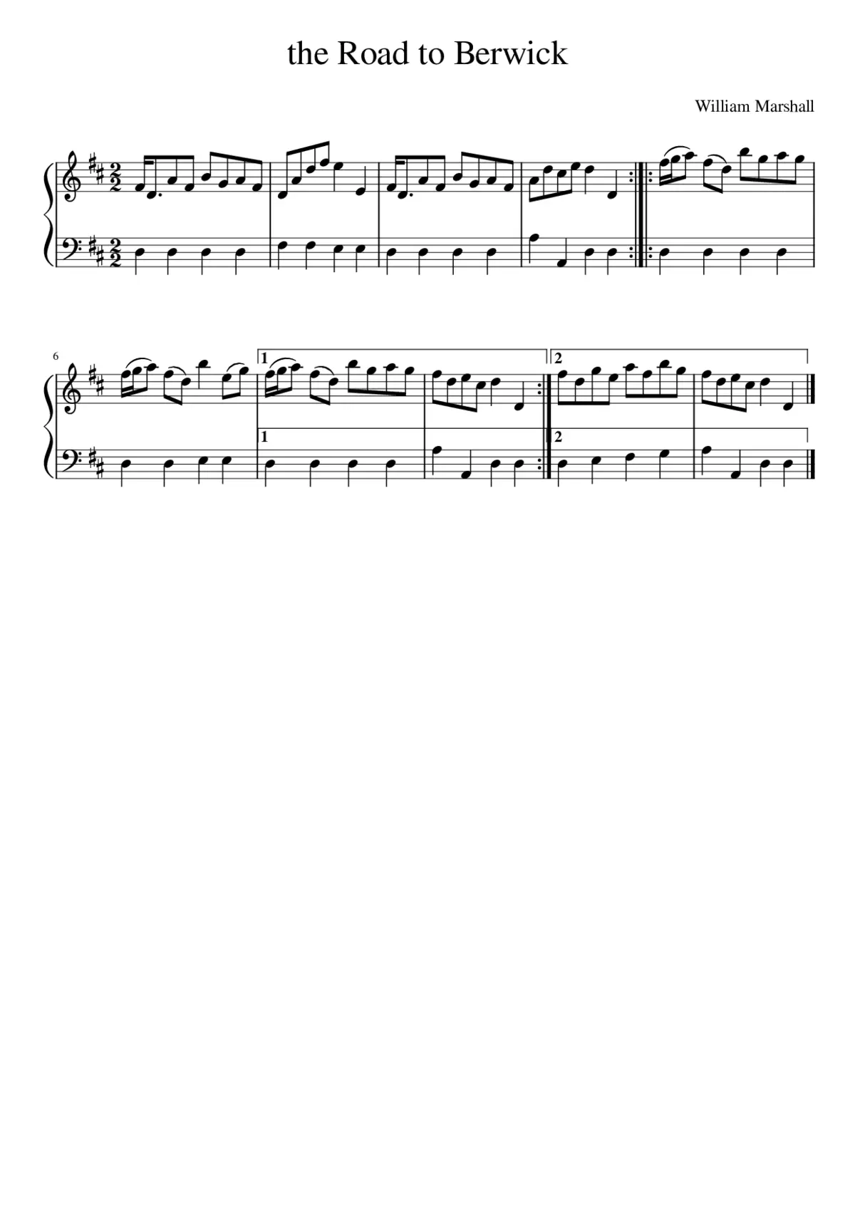 the Road to Berwick - Page 1