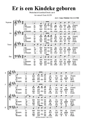 Er is een Kindeke geboren op aard