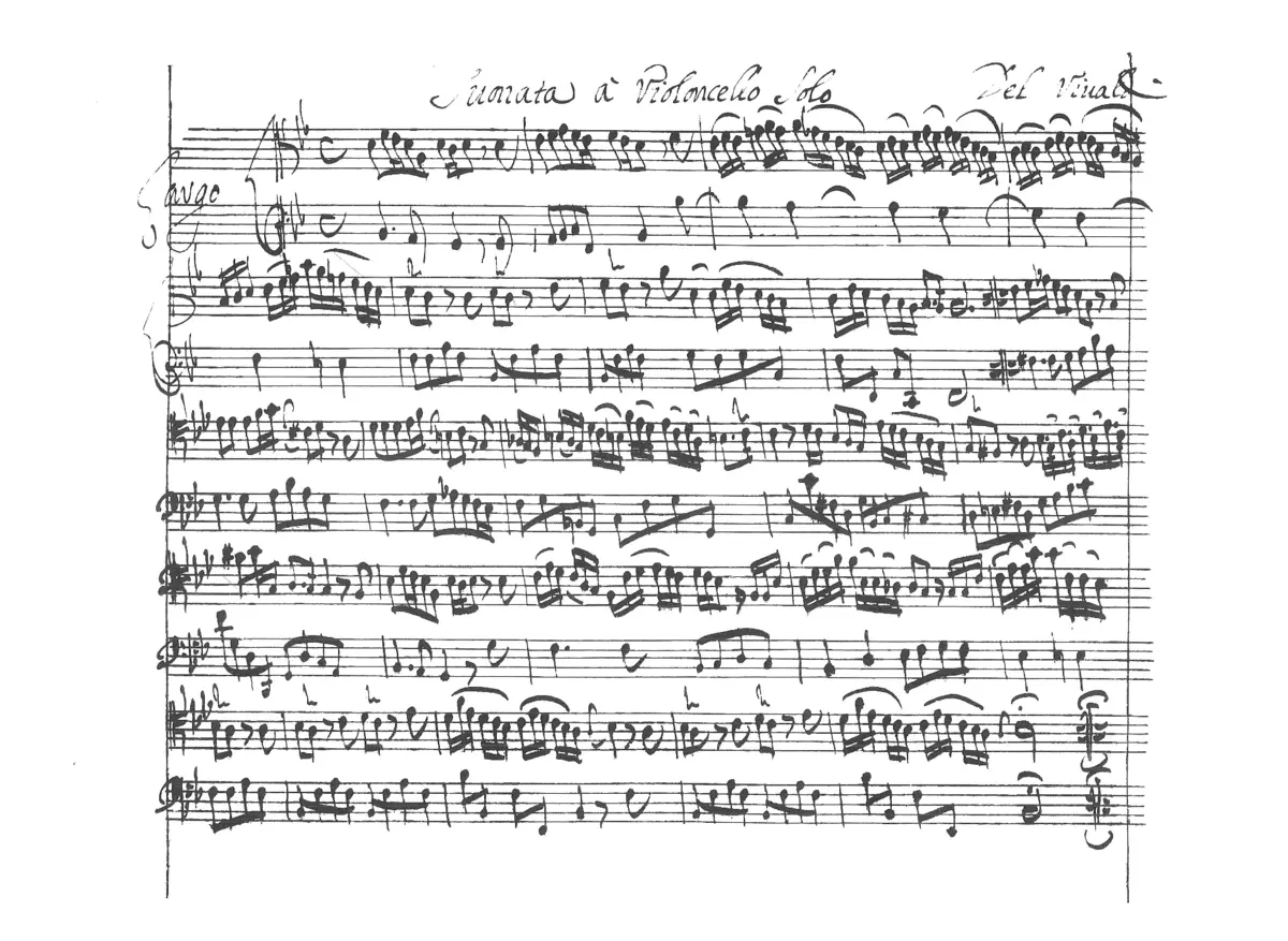 Cello Sonata in B-flat major - Page 1