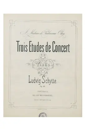 3 Etudes de Concert