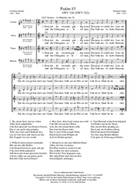 Herr, der du vormals gnädig warst, SWV 182