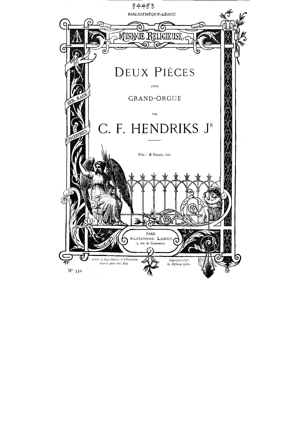 2 Pieces for Organ - Page 1