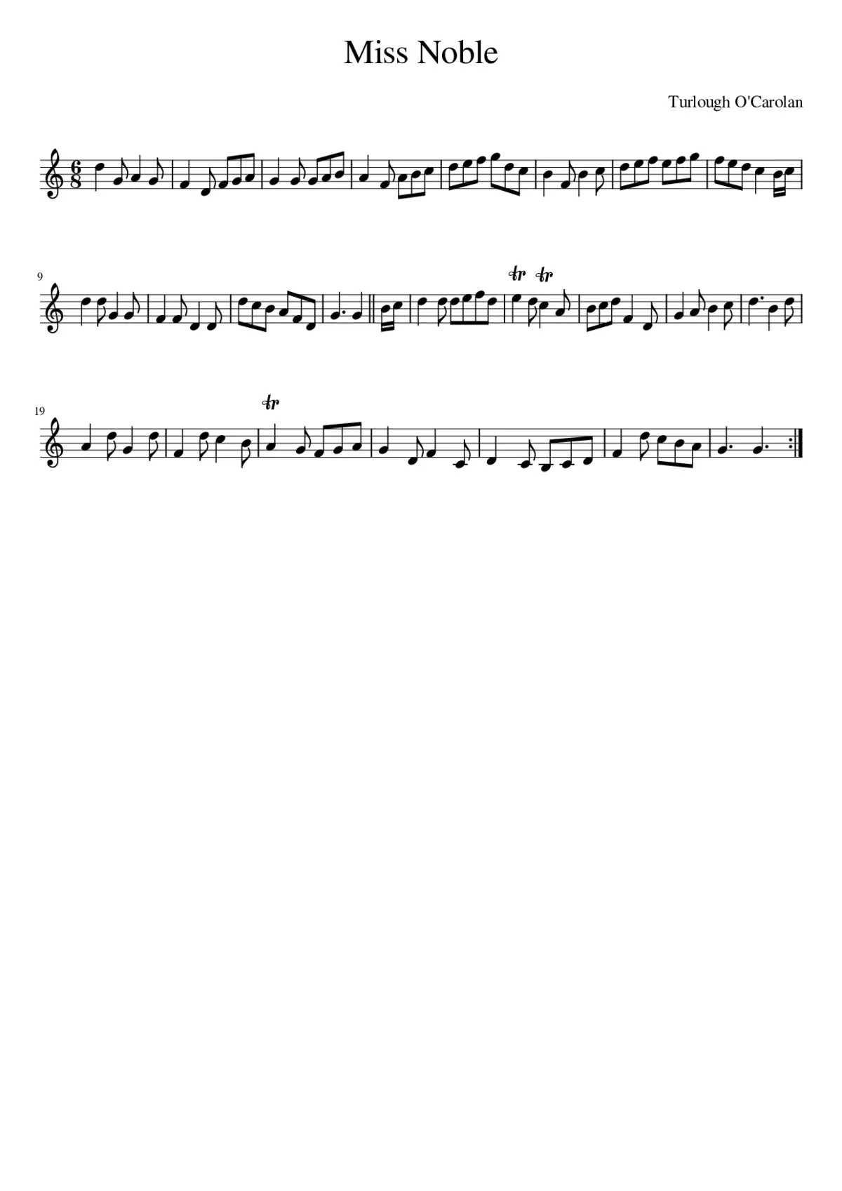 Miss Noble - Page 1