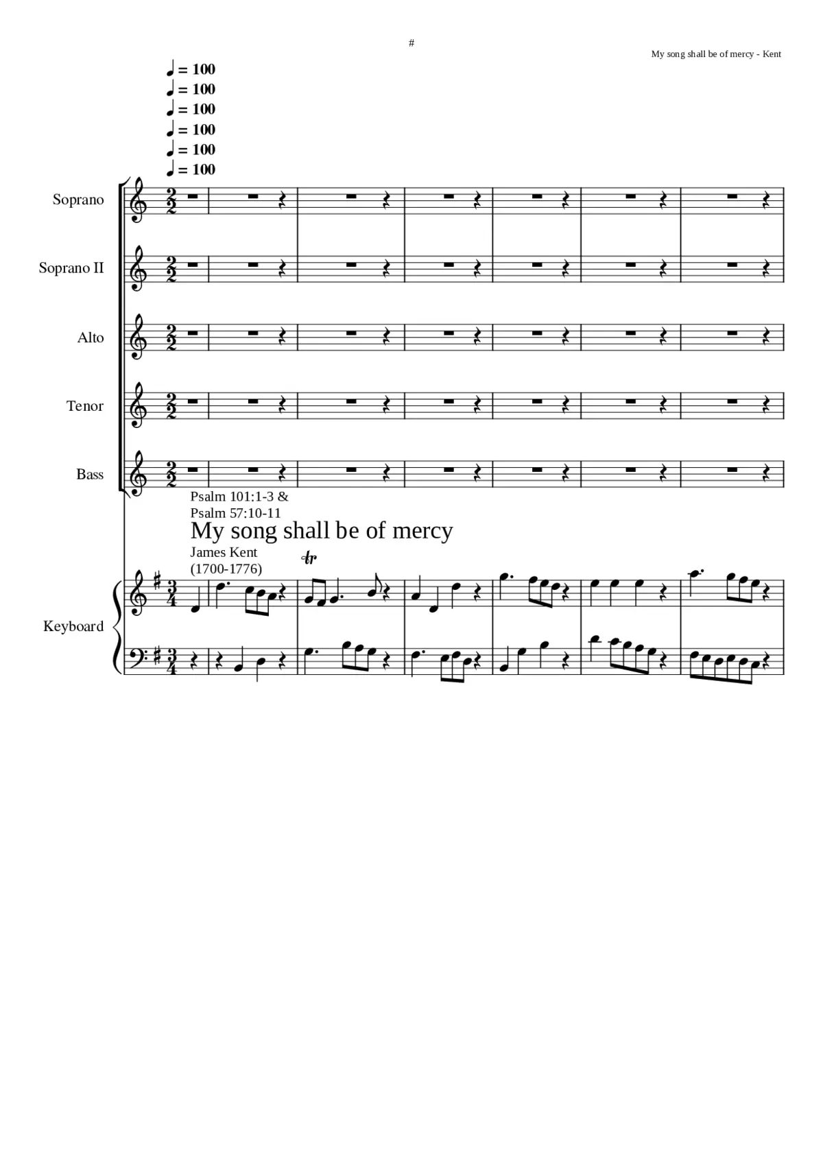 My song shall be of mercy - Page 1