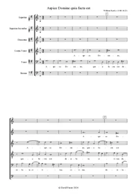 Aspice Domine quia facta est