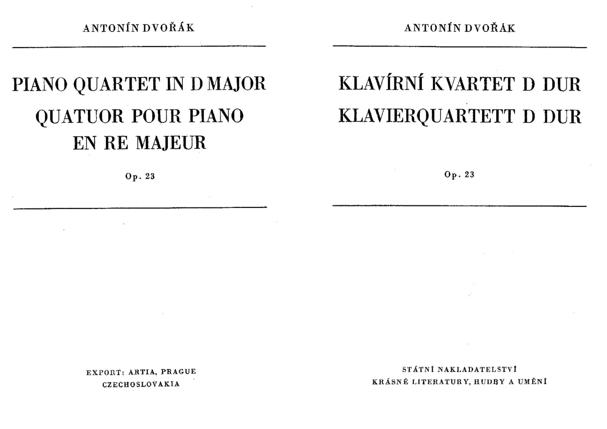 Piano Quartet No.1 - Page 1