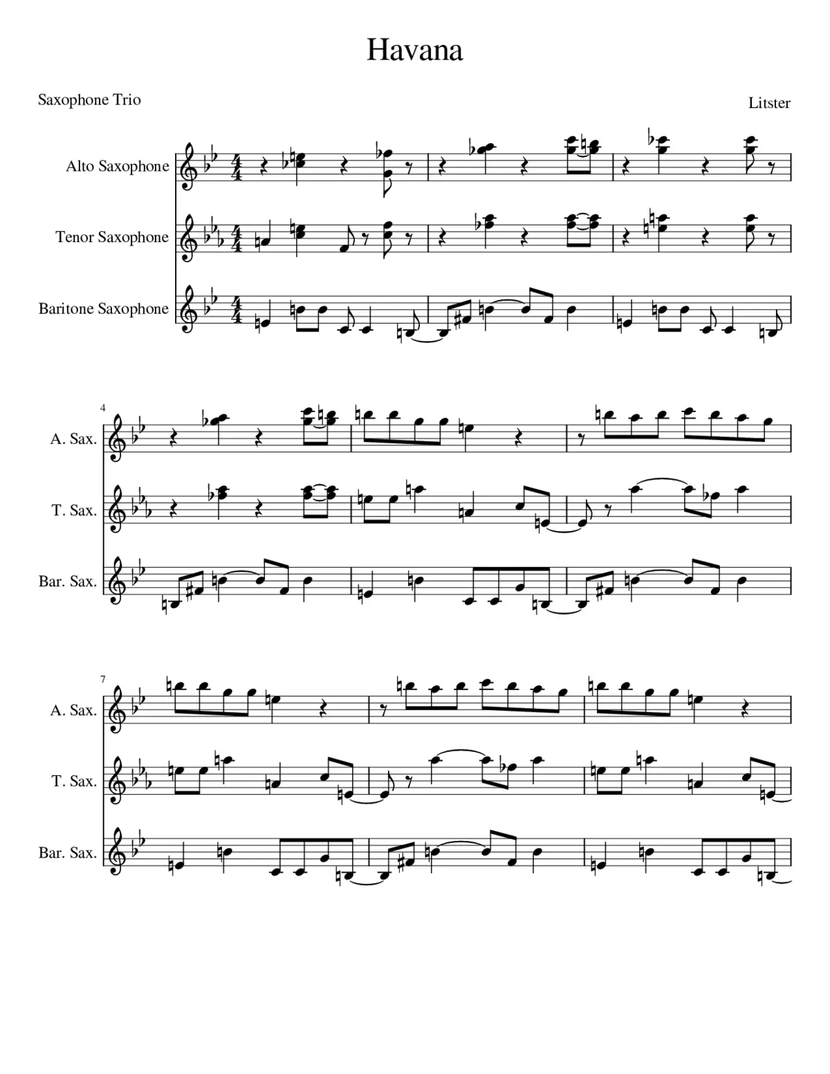 havana - Page 1
