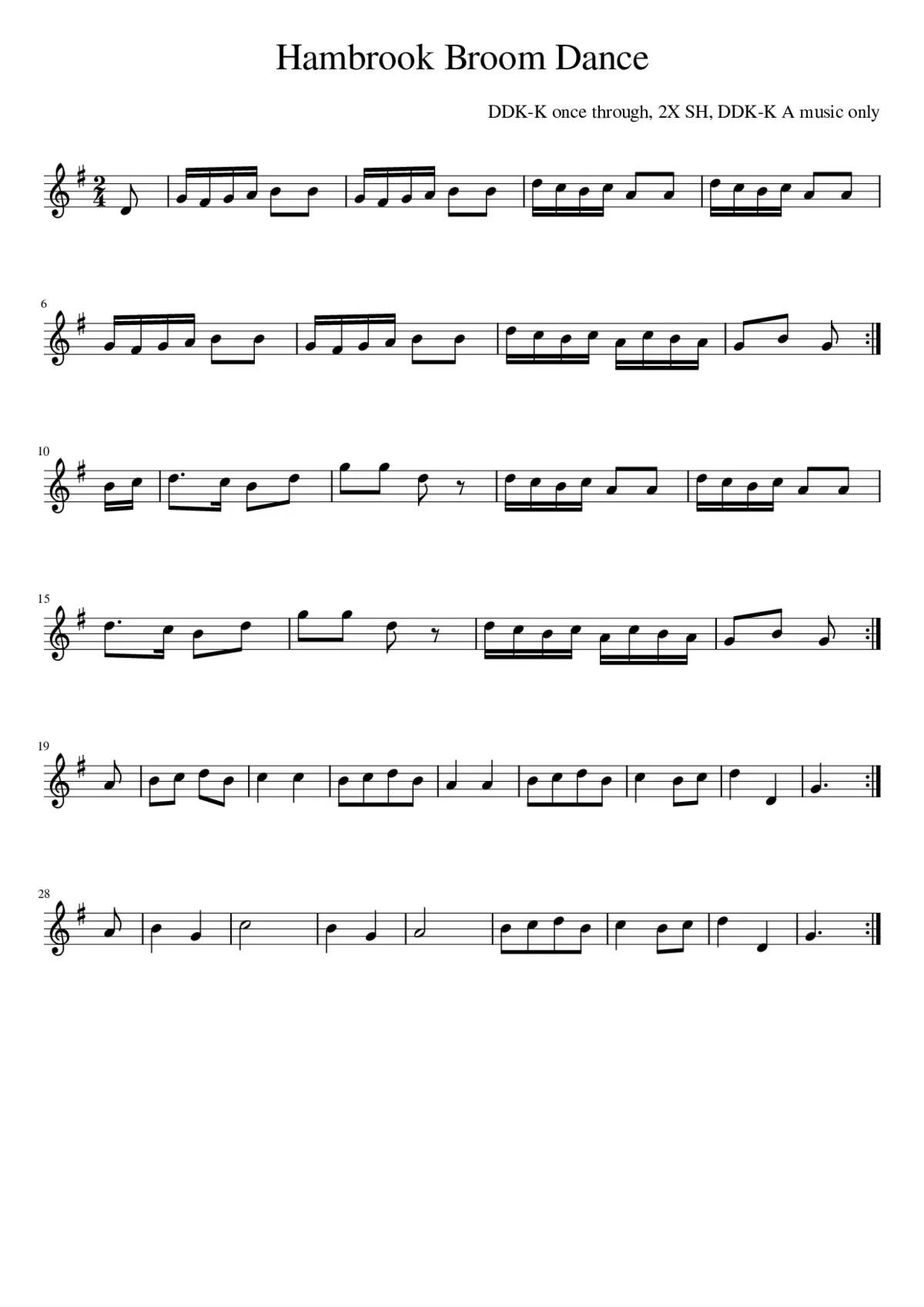 Broom Dance - Page 1