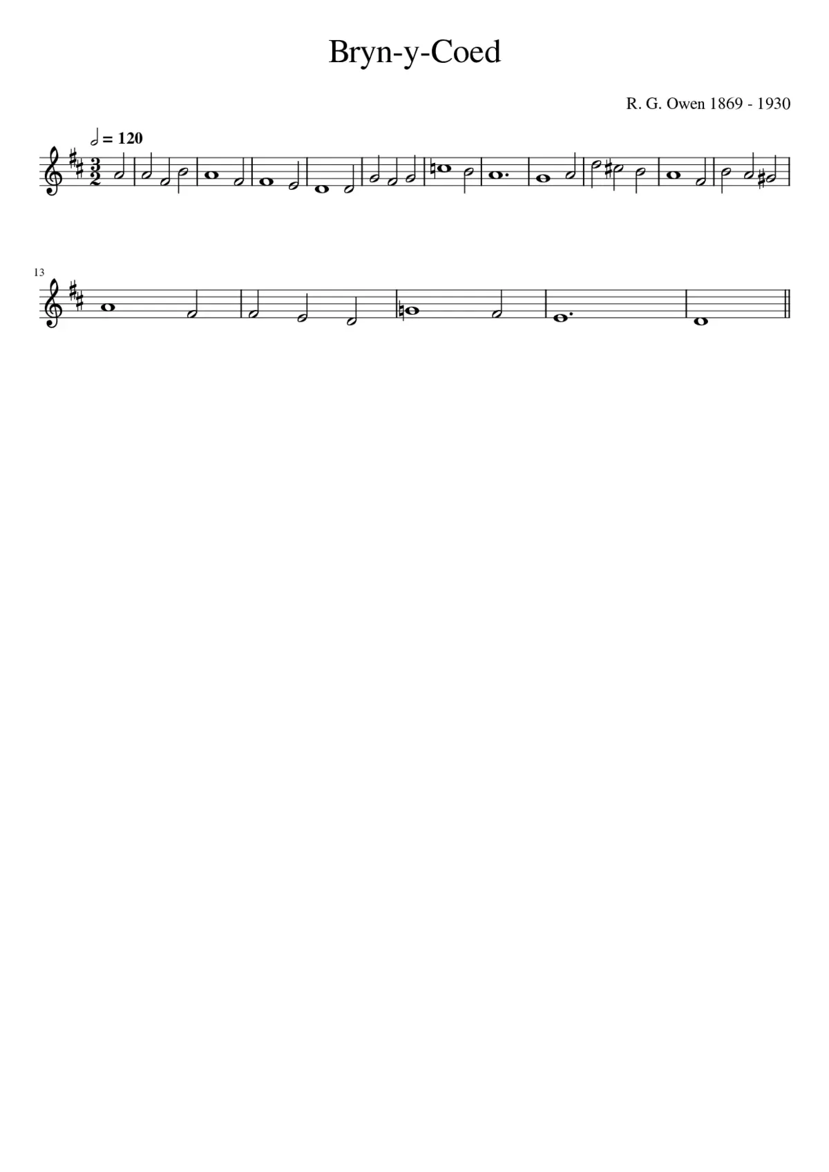 Bryn-y-Coed - Page 1