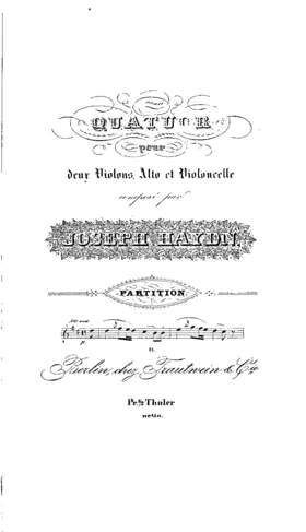 String Quartet in B minor