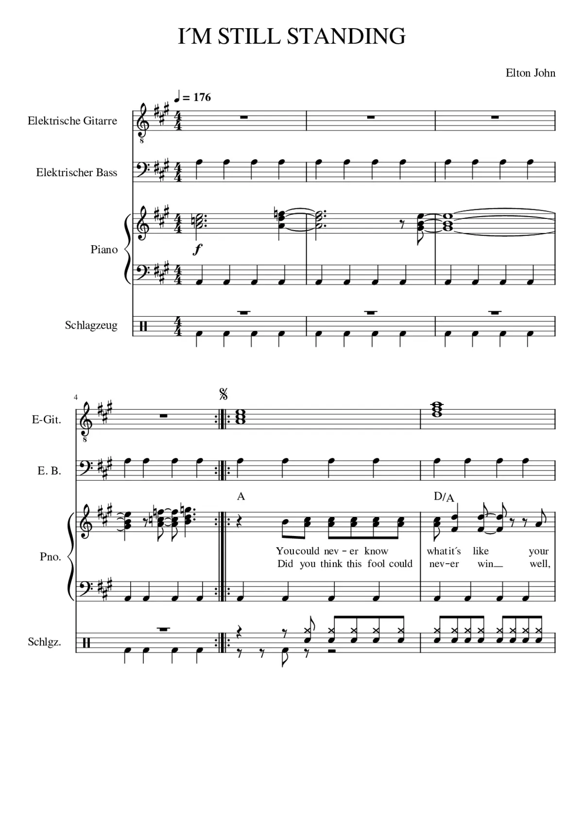 I'm Still Standing - Page 1