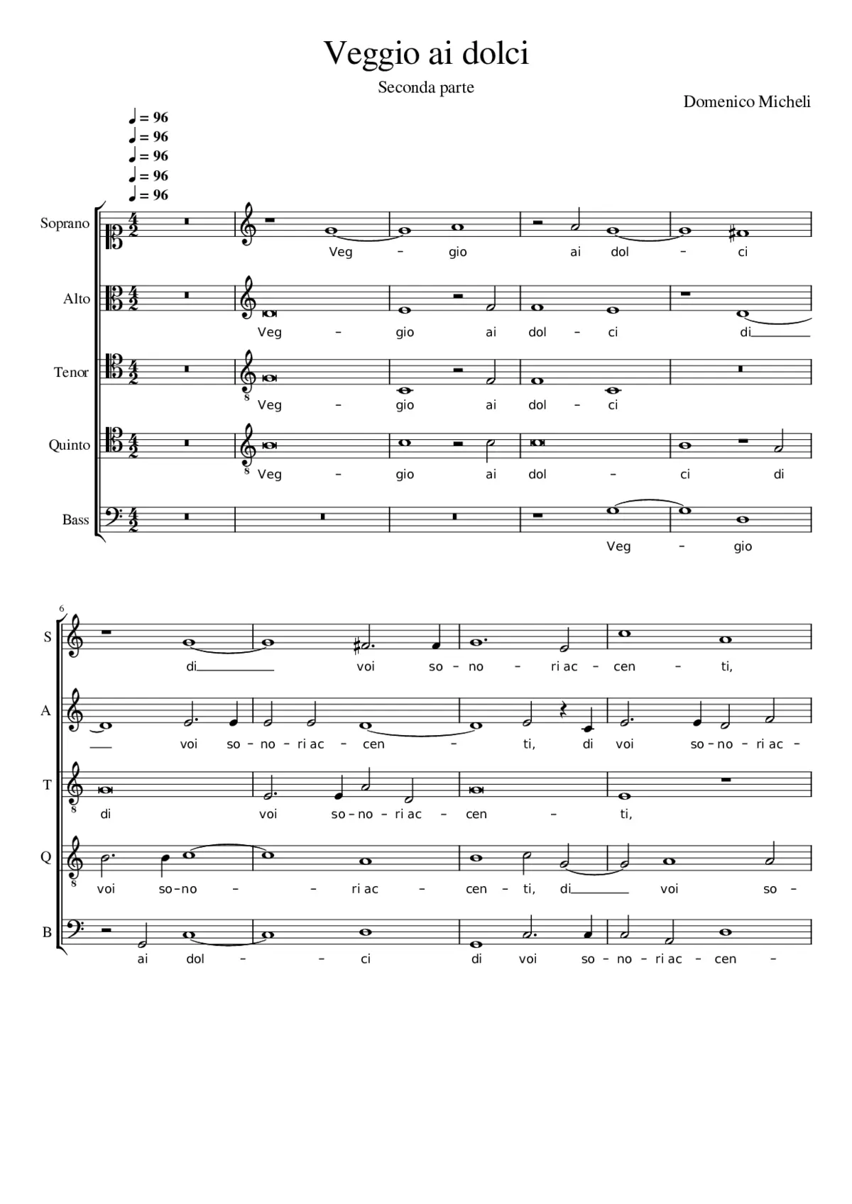 Veggio ai dolci - Page 1