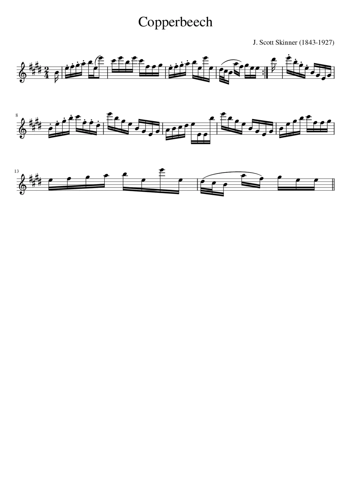 Copperbeech - Page 1