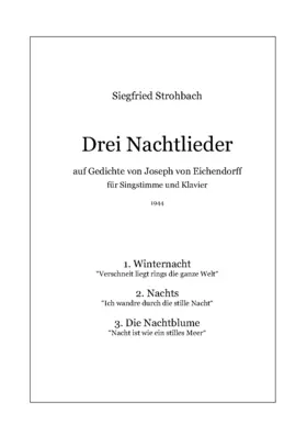 Drei Nachtlieder
