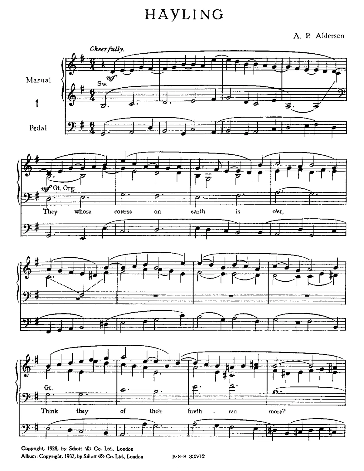 3 Chorale Preludes for Organ - Page 1