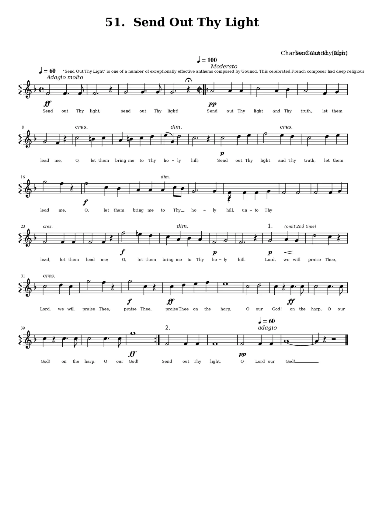 Send out Thy light - Page 1