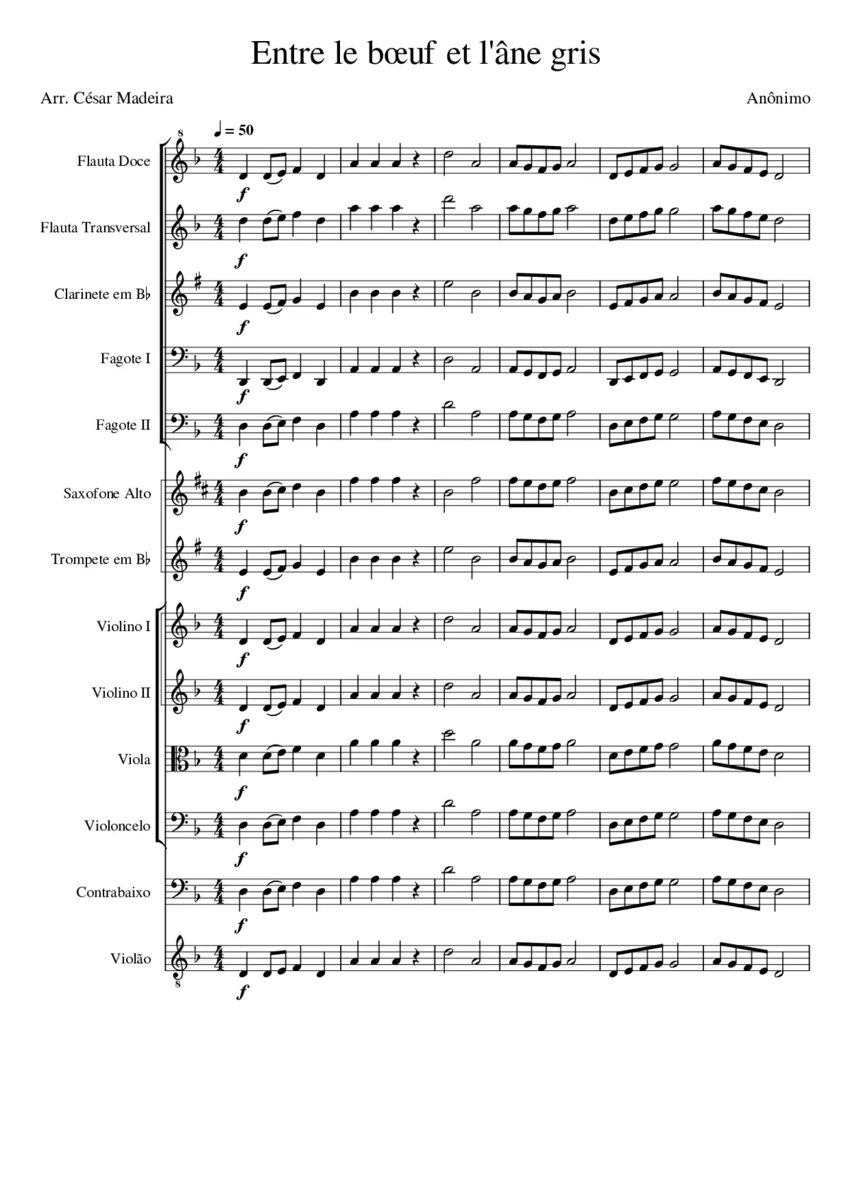 entre le bœuf et lâne gris - Page 1