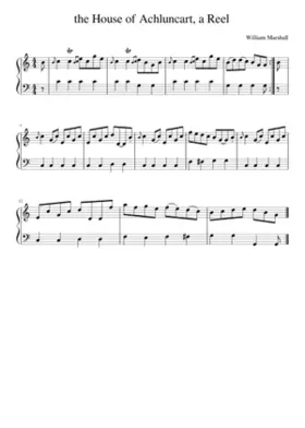 the House of Achluncart a Reel