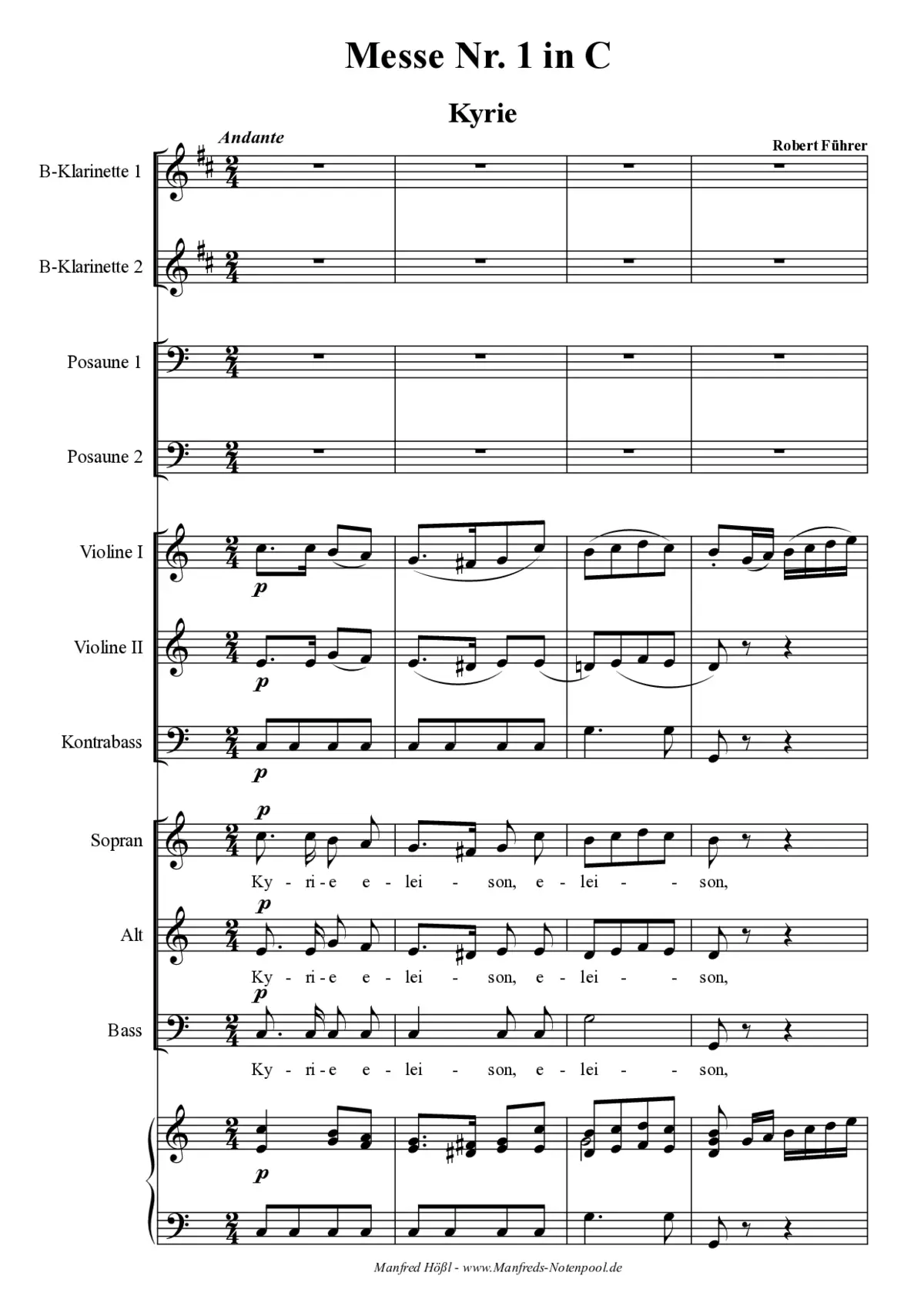 Messe in C Nr. 1 - Page 1