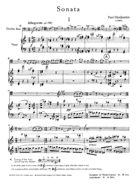 Double Bass Sonata