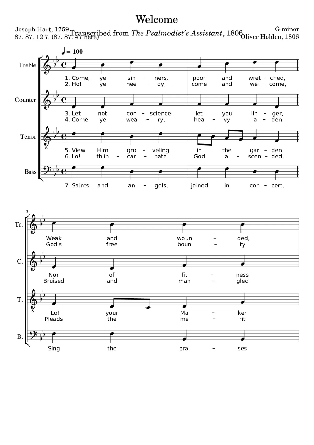 Welcome - Page 1