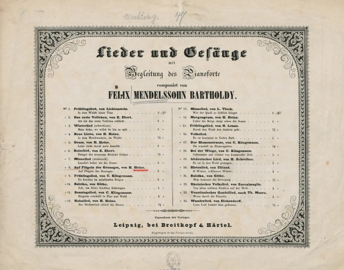 6 Gesänge - Page 1