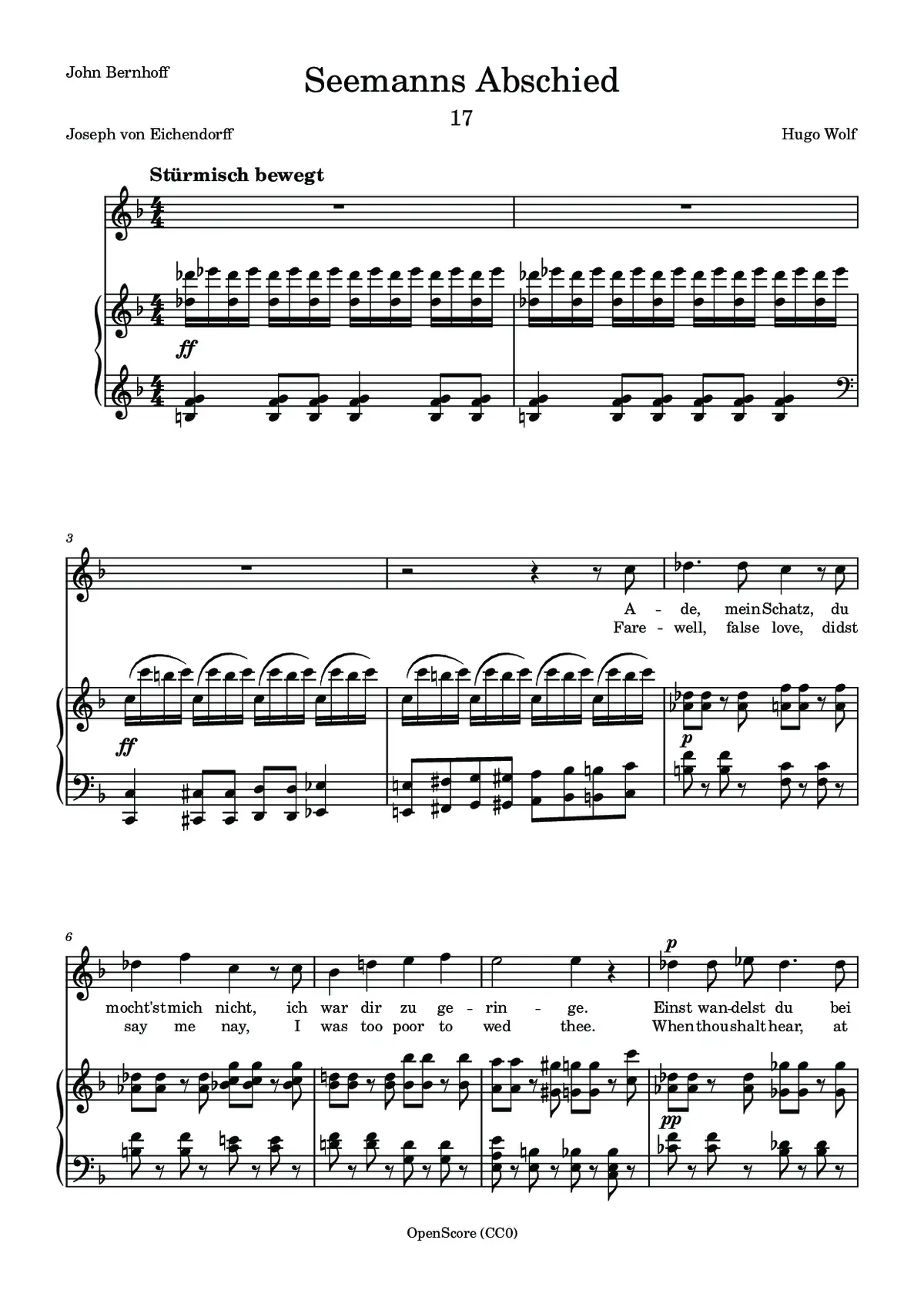 Seemans Abschied - Page 1
