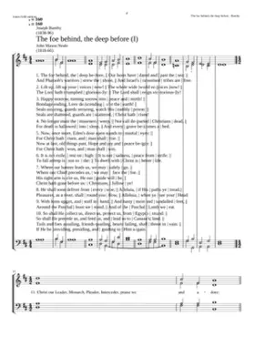 The foe behind the deep before