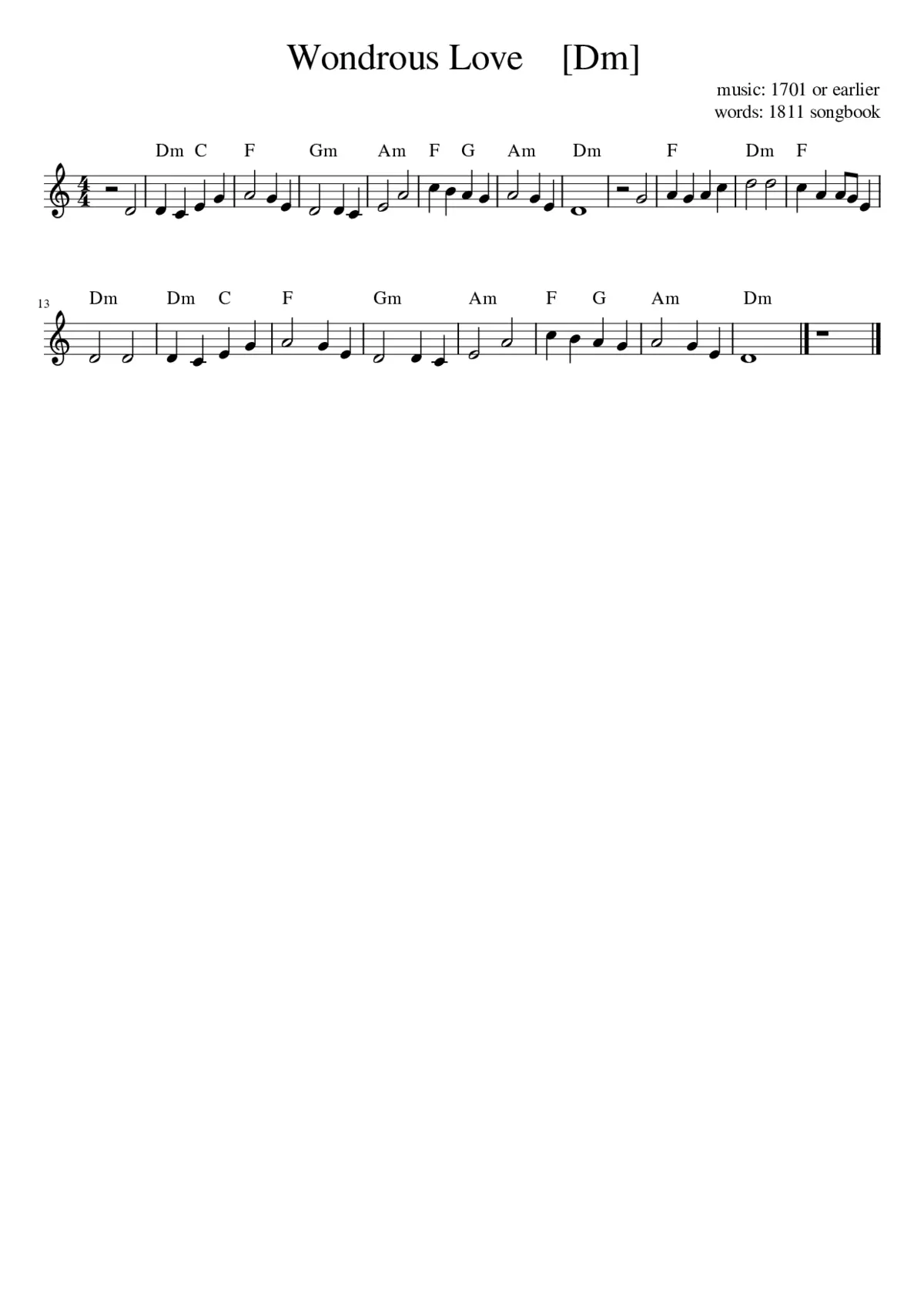 what wondrous love is this - Page 1