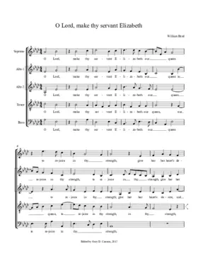 O Lord, make thy servant Elizabeth