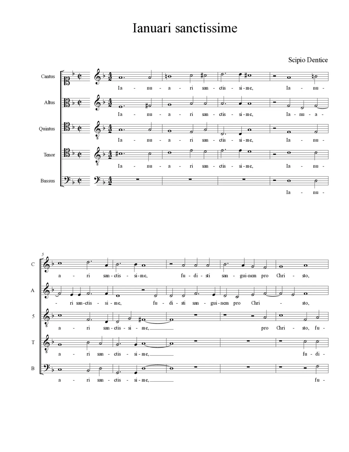 Ianuari sanctissime - Page 1