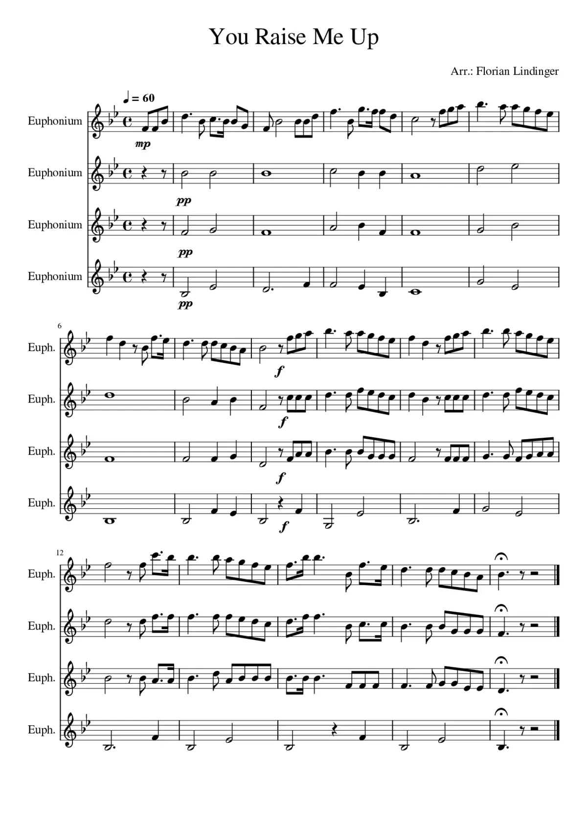 you raise me up - Page 1