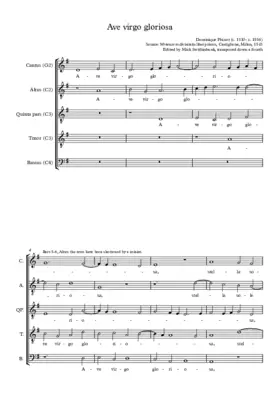 Ave virgo gloriosa