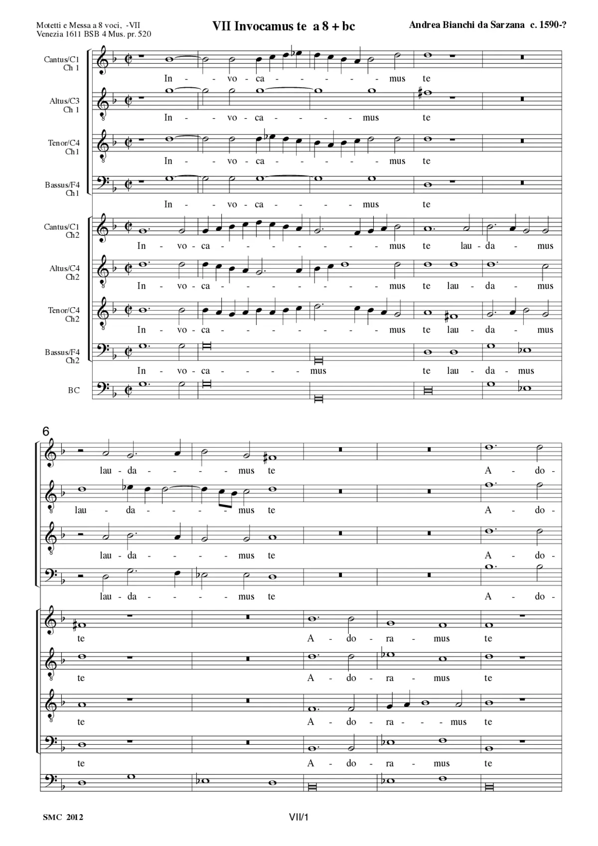 Invocamus te - Page 1