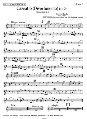 Divertimento in G major