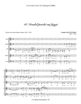 Crudel perché mi fuggi