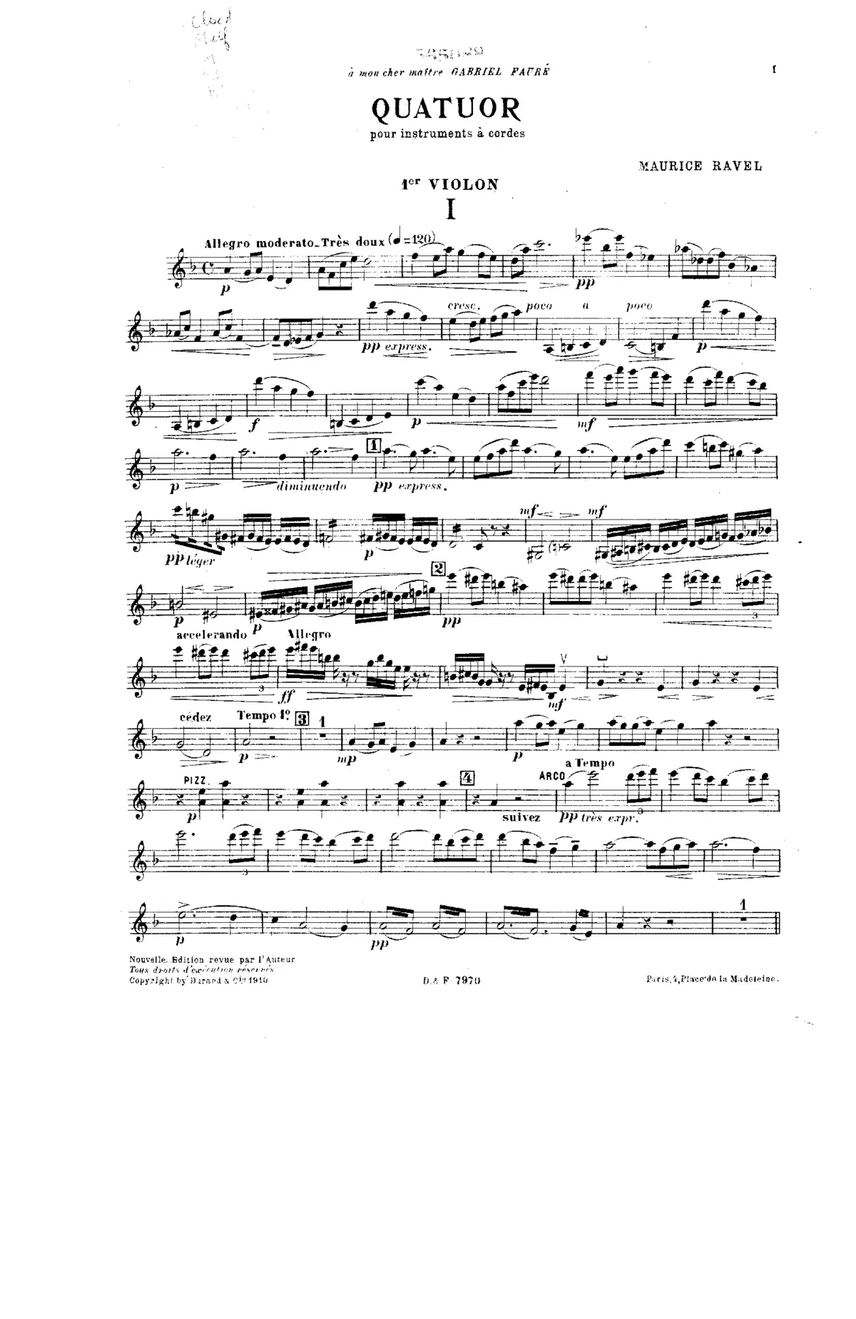 String Quartet - Page 1