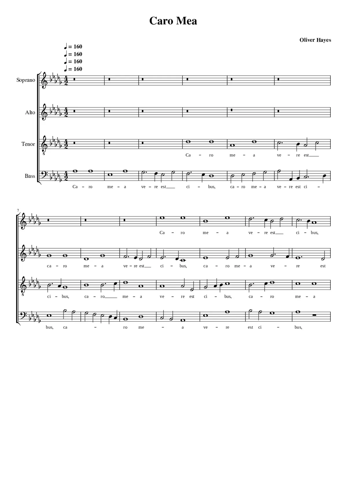 Caro Mea - Page 1