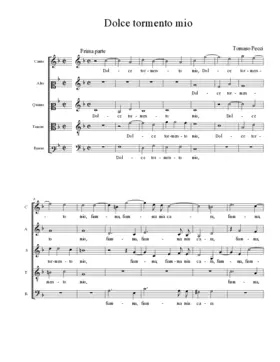 Dolce tormento mio
