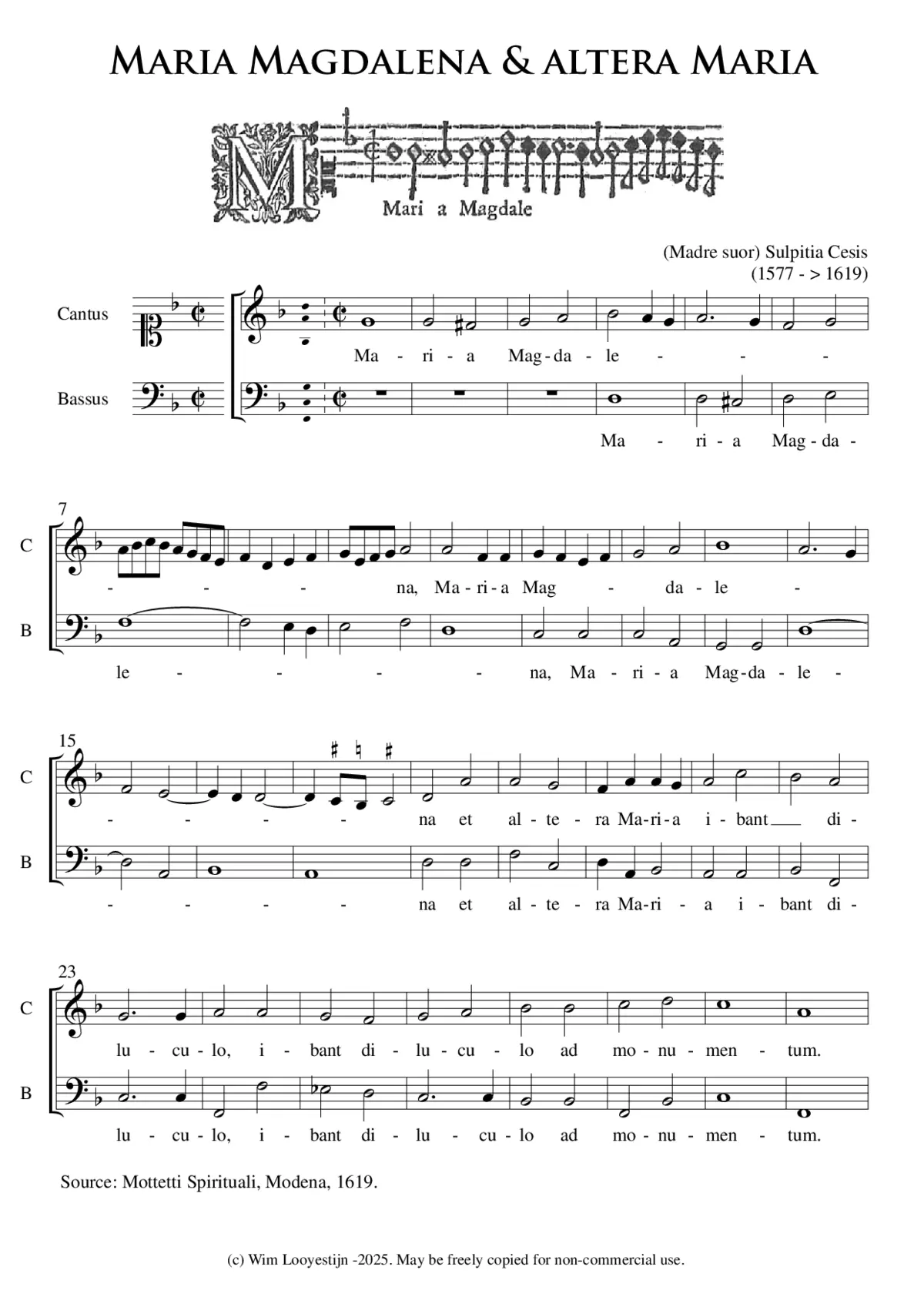 Maria Magdalena - Page 1