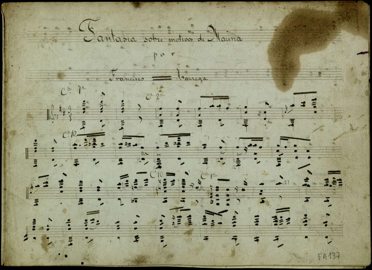 Fantasia sobre motivos de Marina - Page 1