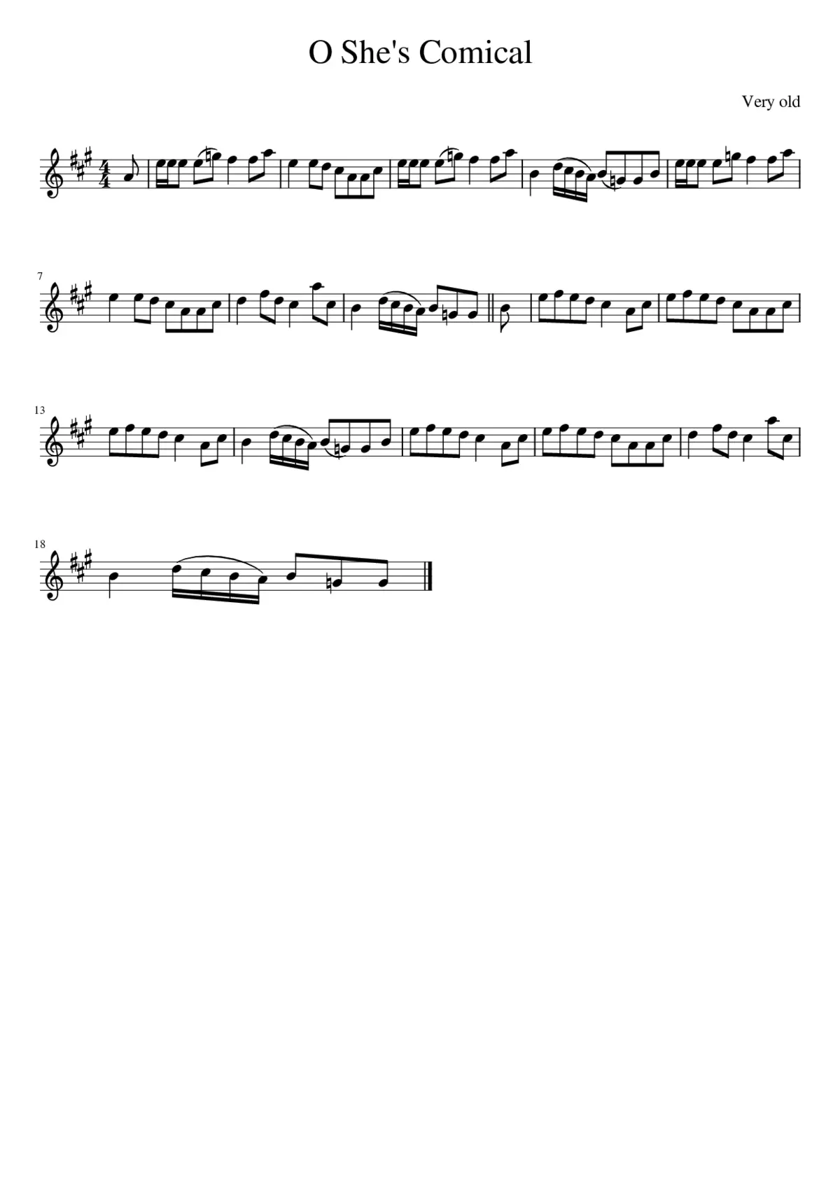 O She's Comical - Page 1