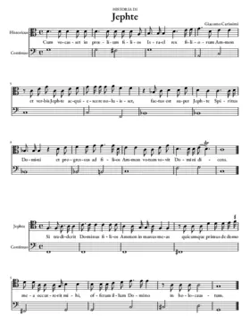 Historia di Jephte