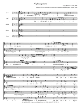 Vaghi augelletti che per valli e monti