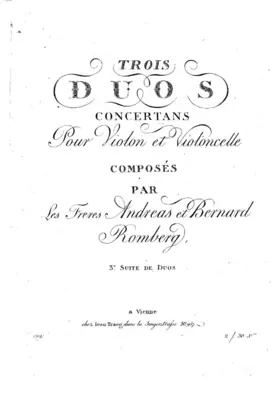 3 Duos for Violin and Cello