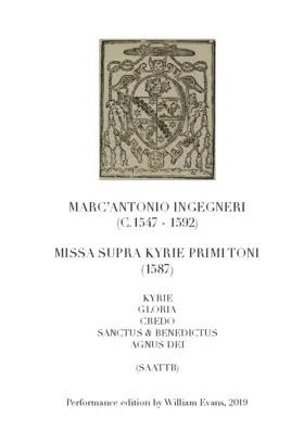 Missa supra Kyrie Primi Toni