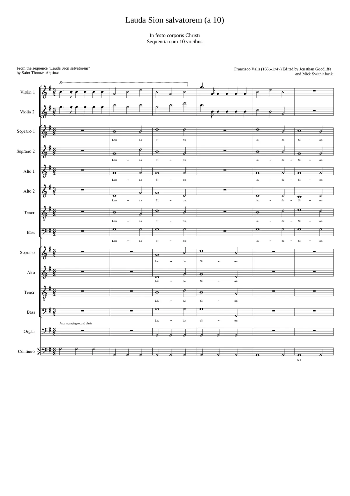 Lauda Sion salvatorem a 10 - Page 1