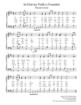 In God my faith is founded