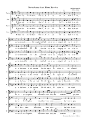 Benedictus (Short Service)
