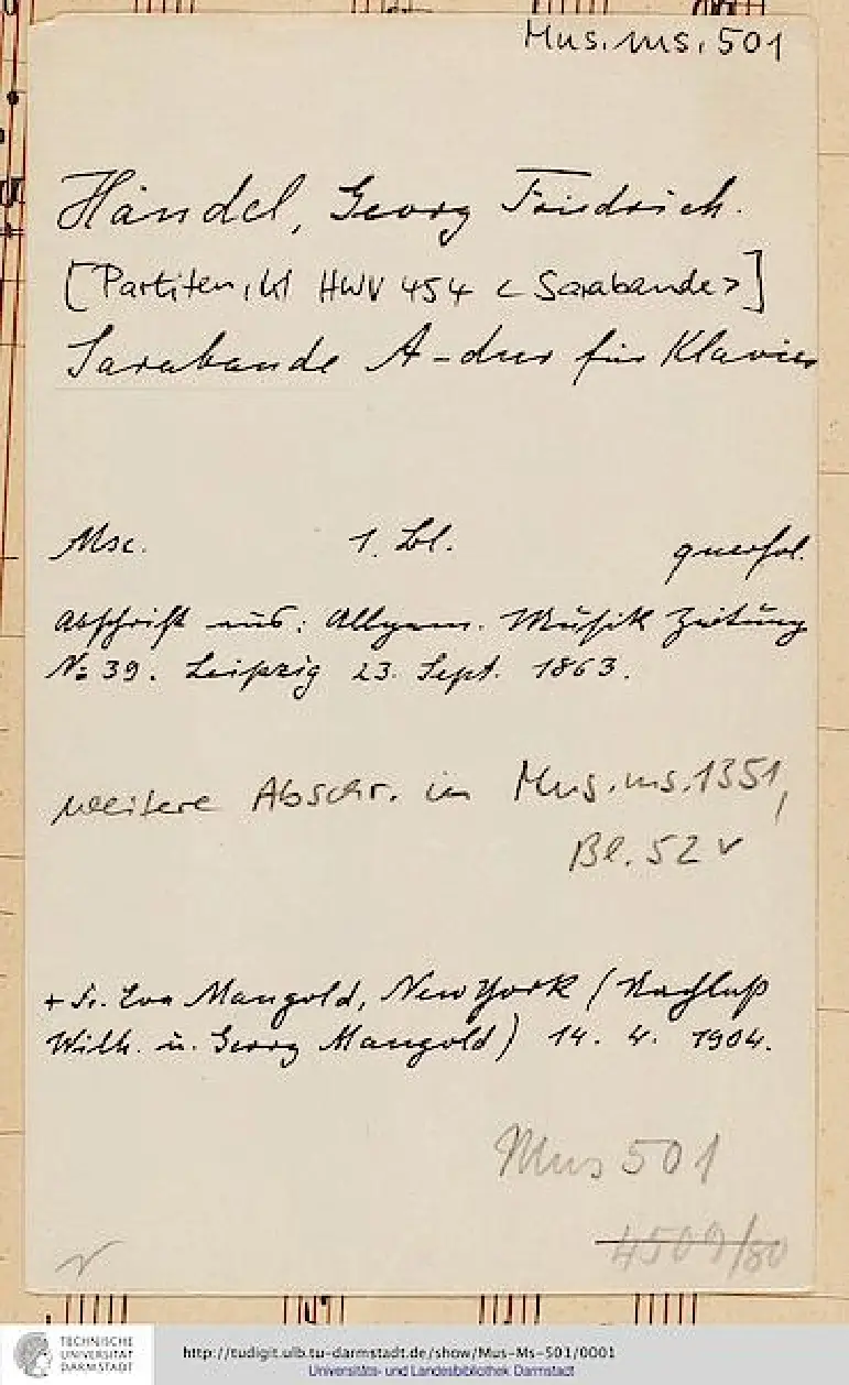 Suite in A major - Page 1